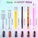 15-Piece Nail Magnet Tool Set for DIY Gel Polish Nail Art | Double-Ended Magnetic Pen, Plate, Stick | Magnet Wand Board for Professional Results - Buy Online on SooperMarket.com