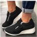 Women's Orthopedic Rhinestone Sneakers - Arch Support, Walking Fashion, Glitter Bling, Velcro Closure - Black, Size 7 - Buy Online on SooperMarket.com