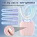 Ksoia Ultrasonic Electric Toothbrush | Oral Cleaning | IPX7 Waterproof | Wireless Charging | LED Light | U-Shaped Brush Head | Pink - Buy Online on SooperMarket.com