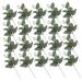 LIFKICH 24pcs Floral Arrangement Decor Artificial Eucalyptus Picks Artificial Eucalyptus Branch Faux Spray Eucalyptus Leaves Stems Greenery Stems Plant Decor Pu Christmas Leaf Branch As Shown 28.00X12.00X8.00CM