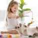 QUOZUO Cat Toys Kitten Toys Assortments 32 Packs Interactive Cat Toy Variety Pack for Kitty Cat Wand toy Cat Crinkle Balls with Bells Cat Spring Toy Catnip Toys for Indoor Cats Kittens - Buy Online on SooperMarket.com