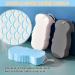 Super Soft Exfoliating Bath Sponge 3Pcs Set - Gentle Dead Skin Remover for Adults, Children, and Pregnant Women - Buy Online on SooperMarket.com