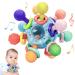 Accevo bite ring baby baby toy from 3 months soft silicone tooth aid baby toys from 6 months bite ring baby for bite tube baby gripping baby gift baby toys 6 months.