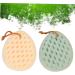 Beavorty 2pcs Face & Body Sponge Bath Scrubber Set - Exfoliating Loofah Shower Brush and Towel - Buy Online on SooperMarket.com