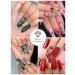 Kalolary Green Nail Rhinestones | Christmas 3D Flatback Red Crystal Charm Stones | Tweezer & Picker Set | DIY Acrylic Nail Art Decoration - Buy Online on SooperMarket.com