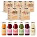 Safe time 5-day fasting cure Bio |5x 6 bottles with coordinated fruit and vegetable juices refined with herbs spice or flower extracts |Fruity-sweet in taste |From the Achterhof