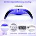 280W UV LED Nail Lamp for Fast Gel Nail Curing | 4 Timers, 66 Beads | Home and Salon Nail Polish Dryer - Buy Online on SooperMarket.com