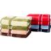Lavish Home Oakville Velour 6-Piece Towel Set - Navy | 100% Cotton - Buy Online on SooperMarket.com