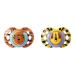 Tommee Tippee Fun Style Pacifiers Symmetrical Design BPA-Free Silicone Binkies 18-36m 2 Count Colors and Designs Vary - Buy Online on SooperMarket.com