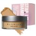 Glitter Setting Powder-Poreless Finish Waterproof Airbrush Loose Face Powder Long-lasting Highlighting Lightweight Matte Finishing Oil Control Makeup Face Powder (03# Dark Complexion Shimmer)