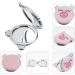 Minkissy Double-Sided Handheld Pig Compact Makeup Mirror for Women Girls - Travel and Bag Handbag Mirror - Creative and Stylish (Style 2) - Buy Online on SooperMarket.com