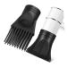 Mikinona 2 Pcs Hair Dryer Nozzle Comb Hair Dryer Accessories Hair Blower Nozzle Flat Headgear Plastic
