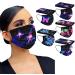 50Pc Disposable Black Face Masks with Colorful Butterfly Prints for Adults - 3-Ply Breathable Filter Protection in Multicolor - Buy Online on SooperMarket.com