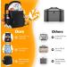 Insulated Leak Proof AUSQI Backpack Cooler - 45 Cans, Waterproof Thermal Bag - Portable & Lightweight, Ideal for Travel, Camping, Beach - Black - Buy Online on SooperMarket.com