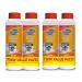 Glisten Washer Magic Washing Machine Cleaner and Deodorizer, 4 Bottles Fresh Scent 4 Bottles