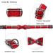 Shop Lionheart Glory Christmas Checkered Dog Collar & Bowtie - Adjustable & Comfortable for Medium Dogs - Ideal Holiday Accessory - Buy Online on SooperMarket.com