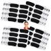 Marspark 100 Pairs Eye Black Baseball Stickers Black Under Eye Sports Softball Face Paint Breathable Eye Strips for Game Day