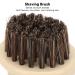3-Part Shaving Brush Ring for Men | Soft Bristle Beard & Hair Styling Tool | Essential Hairdressing Comb & Cleaning Brush - Buy Online on SooperMarket.com