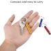 Irich 14-Piece Aluminum Alloy Sport Pipe Set - Whistle Triller with Key Rings for Football Sports and Survival - Random Colors - Buy Online on SooperMarket.com