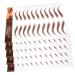 MUSISALY 5 Sheets Eyebrow Stickers Eyebrows Makeup Sticker Peel off Eyebrow Sticker Eyebrow Waterproof