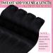 Youngsee Real Hair Clip In Extensions - 35cm Black 120g Remy Human Hair 7PCS - Buy Online on SooperMarket.com