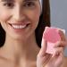 Facial Scrubber - Penguin Shape Electric Facial Cleansing Brush Rechargeable Face Wash Brush Waterproof Face Exfoliator for Deep Cleaning Skin Pink - Buy Online on SooperMarket.com