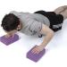 Mind Reader Yoga Block Set - High Density EVA Foam Blocks for Yoga, Pilates, Meditation - Purple (Set of 2) - Buy Online on SooperMarket.com