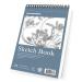 Bachmore Sketchpad 5.5X8.5 Inch (68lb/100g), 100 Sheets of Spiral Bound Sketch Book for Artist Pro & Amateurs | Marker Art, Colored Pencil, Charcoal for Sketching (1 Pack)