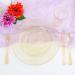 Glitter Plastic Cups Clear Plastic Cups Tumblers Gold Glitter Cups Disposable Wedding Cups Elegant Party Cups Recyclable and BPA-Free (12 OZ) 340 g (Pack of 50) - Buy Online on SooperMarket.com