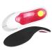 Orthesis deposits relief from heel pain Comfortable Plantar fasciitis - shoe insoles orthopedic for women & men's orthopedic insoles for flat feet L black