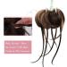 REECHO Super Long Messy Bun Hair Piece Extension - Dark Brown with Golden Brown Highlights - Buy Online on SooperMarket.com