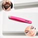 Wide Grip Slant Tweezers - German Stainless Steel - Hand-Filed Slanted Tips for Ultra-Precision - Tweezers for Eyebrows and Nose/Ear/Facial Hair - Professional Grade (Pink) - Buy Online on SooperMarket.com