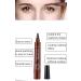 Long-Lasting Waterproof Eyebrow Microblading Pen | Grayish Brown | 4 Point Brow Pen for Natural, Smudge-proof Eye Makeup - Buy Online on SooperMarket.com