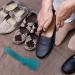 Virtcooy Shoe Lifting Aid | Unisex Sock Slider - Shoe Horn Shoe Wearing Aid Tool with Travel Handle Easy to Put On and Take Off Blue - Buy Online on SooperMarket.com
