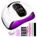 Nail dryer UV LED lamp nail dryer Professional UV LED nail lamp with 4 timer 72W nail dryer UV/LED lamp for all nails gel