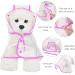 Petcute 6XL Pink Waterproof Dog Raincoat - Breathable & Transparent Hooded Coat for Medium & Large Dogs - Buy Online on SooperMarket.com