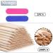 Luckaide Rosewood Manicure Sticks - 202 Double-Sided Wooden Sticks & 2 Nail Files for Perfect Nail Care & Pedicure - Buy Online on SooperMarket.com
