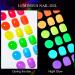 MSRUIOO Glow in the Dark Gel Nail Polish Set - 6 Luminous Neon Colors for DIY Nail Art | Fluorescent Gel Polish with Glow Effect | Soak Off UV Gel Polish - Buy Online on SooperMarket.com