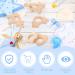 Shop Baby Wooden Pouring Ring Toys - 9 Natural Wood Teething Rings for Babies | Safe DIY Handmade Baby Toys - Buy Online on SooperMarket.com