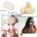 Natural Loofah Face Exfoliator Pads - 100% Handheld Scrubber for Bathing and Showering - Ideal for Spa Facial Cleansing - Men and Women - 2pcs - Buy Online on SooperMarket.com