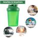 KANGSIT Protein Shaker Bottle with Stainless Steel Mixing Ball BPA- and DEHP-free Leakproof Flip On Lid- Protein & Supplement Shaker Bottle 400ml (Green) - Buy Online on SooperMarket.com