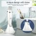 4 in 1 Facial Cleansing Brush - Electric Face Spin Brush with 4 Replacement Heads for Cleaning Exfoliating Massaging (White) - Buy Online on SooperMarket.com