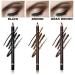 Sumeitang 12 Pcs Dark Brown Eyebrow Pencil Eyeliner Set - Waterproof, Long Lasting Eye Brow Pencil for Women - Professional Eye Makeup Gel Pen - Buy Online on SooperMarket.com