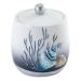 Avanti Linens - Covered Jar Multipurpose Countertop Organizer Oceanscape Inspired Home Decor (Blue Lagoon Collection)