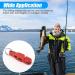 TSV 10 PCS Heavy Tension Snap Release Clips with Key Ring for Offshore Fishing - Red - Buy Online on SooperMarket.com