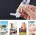 8-Piece 100ml Travel Bottle Set | Transparent Cosmetic Containers with 3 Funnels for Shampoo Lotion & Camping Essentials - Buy Online on SooperMarket.com