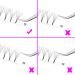 Gorota 5D-C-0.07 Heat Bonded Premade Fans 8-15mm for Russian Volume Lash Extensions - 8mm Length - Buy Online on SooperMarket.com