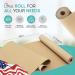 2 Rolls Pack -- Brown Kraft Paper Made in USA 17.75 x 1200 Per Roll (200 feet) Ideal for Gift Wrapping  Art  Craft  Packing  Shipping  Floor Covering  Dunnage  Table Runner  100% Recycled Material - Buy Online on SooperMarket.com