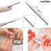 AFTREN Double Sided Metal Cuticle Pusher Tool Manicure Pedicure Salon Professional Cuticle Remover Quality J2 Curved Edge Stainless Steel - Buy Online on SooperMarket.com