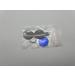 Personalized Dog Brand Pocket with Push Button - Engraved Synthetic Leather Tags in Blue Black Red Yellow | 30mm Control Space - Buy Online on SooperMarket.com